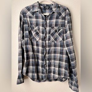 Salt Valley Western Plaid Shirt